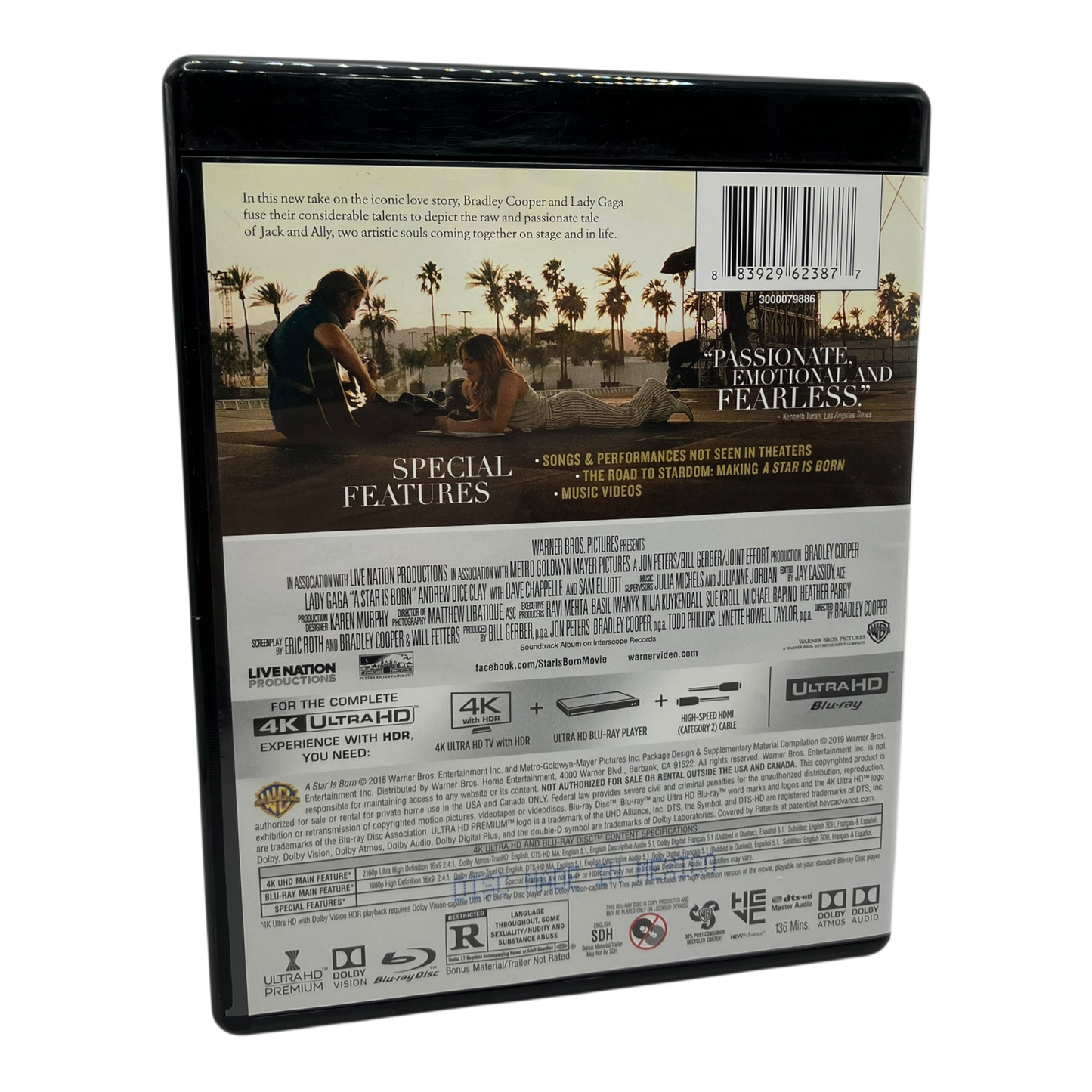 A Star Is Born (2018) 4K UHD PRE-OWNED