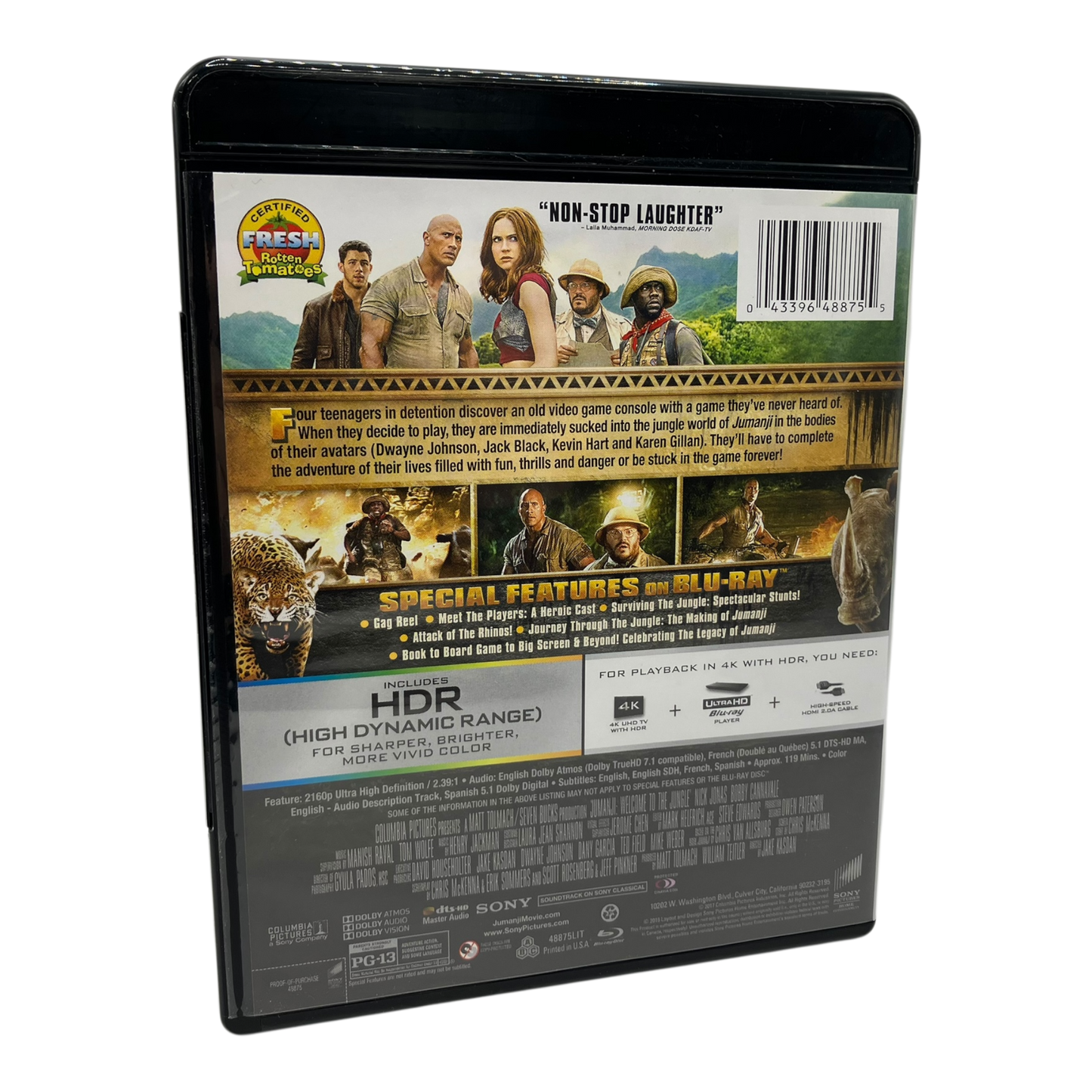 Jumanji: Welcome to the Jungle (2017) 4K UHD PRE-OWNED