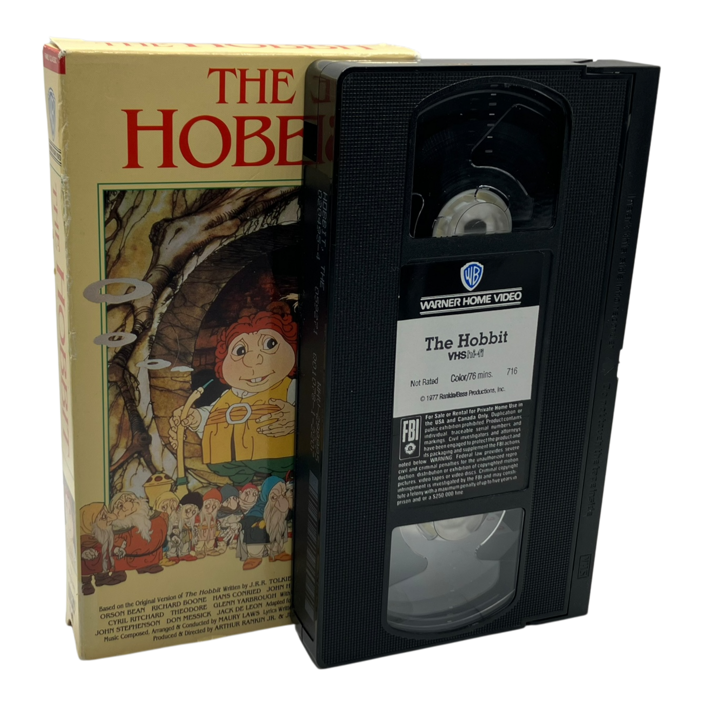 The Hobbit (1977 Animated) VHS PRE-OWNED