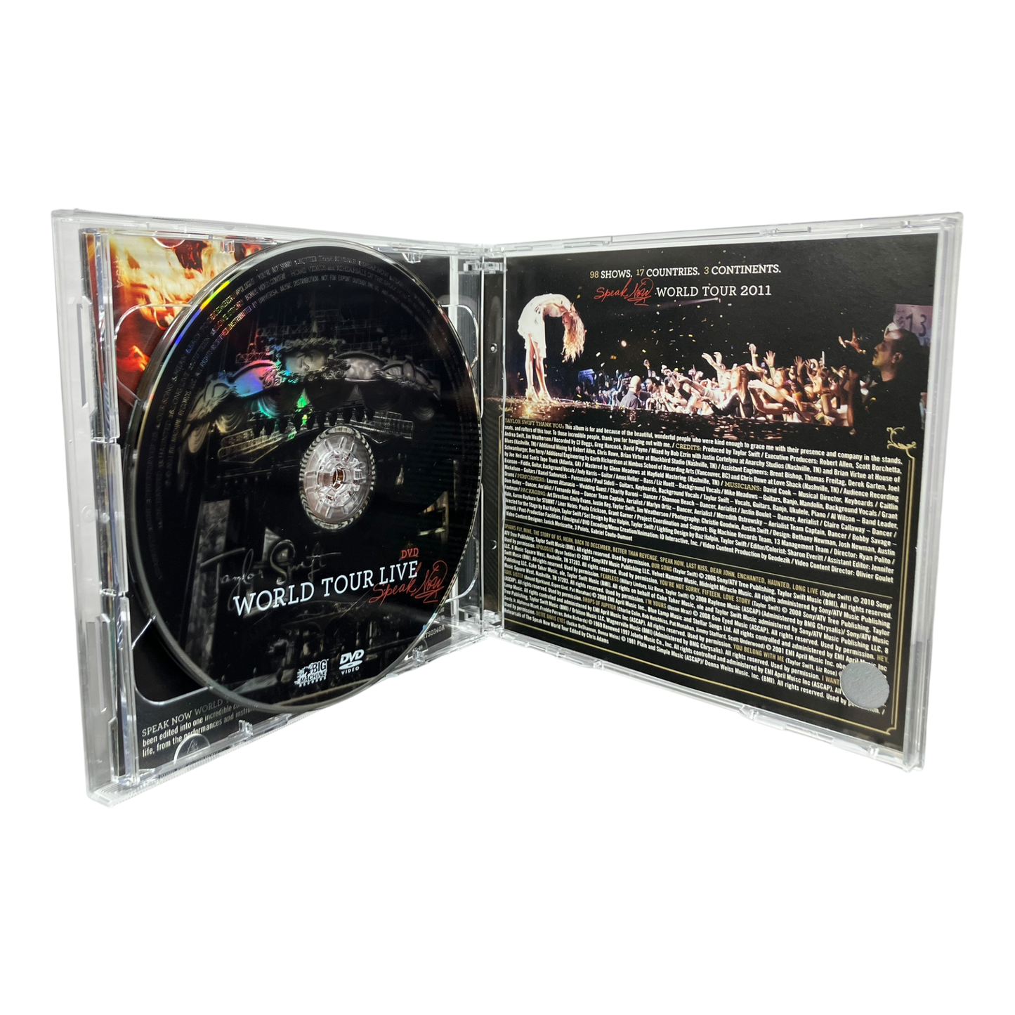Taylor Swift – Speak Now World Tour Live CD & DVD PRE-OWNED (PROMO)