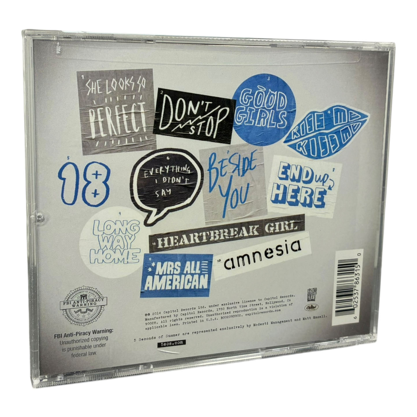 5 Seconds Of Summer – 5 Seconds Of Summer CD PRE-OWNED (SEALED)