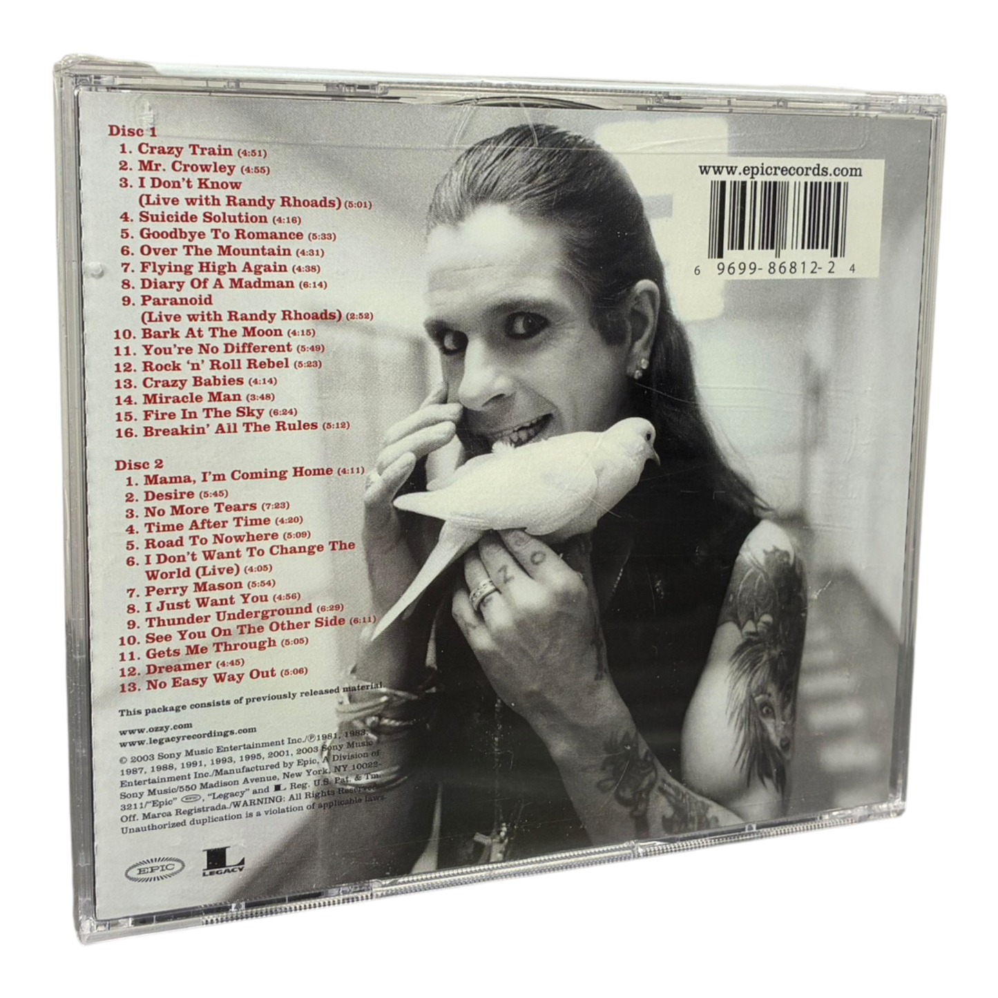 Ozzy Osbourne – The Essential Ozzy Osbourne CD PRE-OWNED (SEALED)