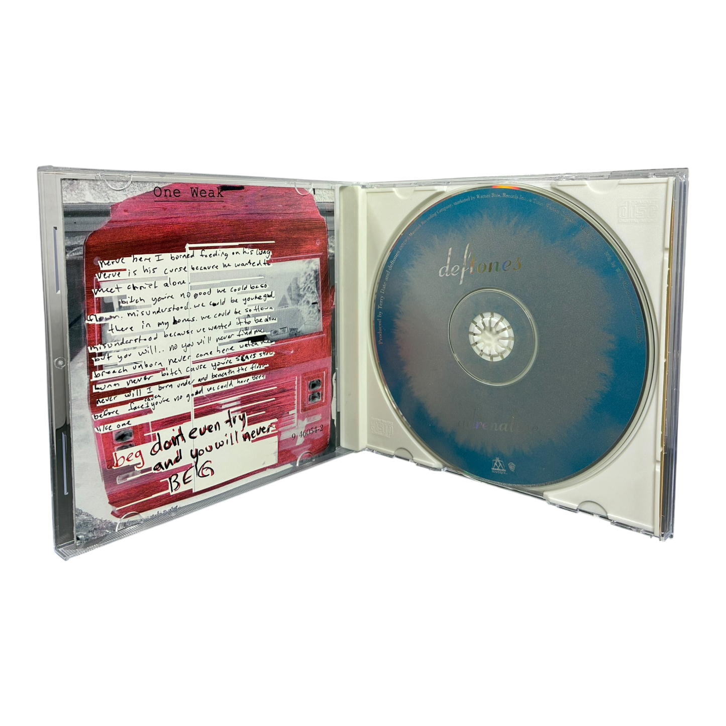Deftones – Adrenaline CD PRE-OWNED