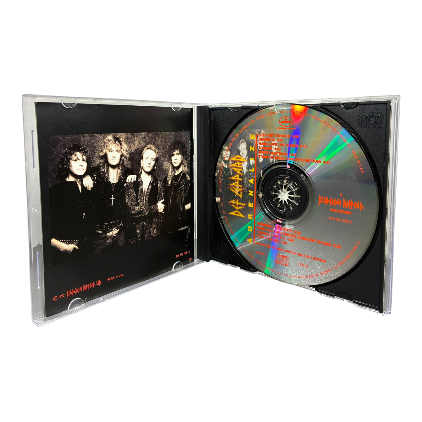 Def Leppard – Adrenalize CD PRE-OWNED
