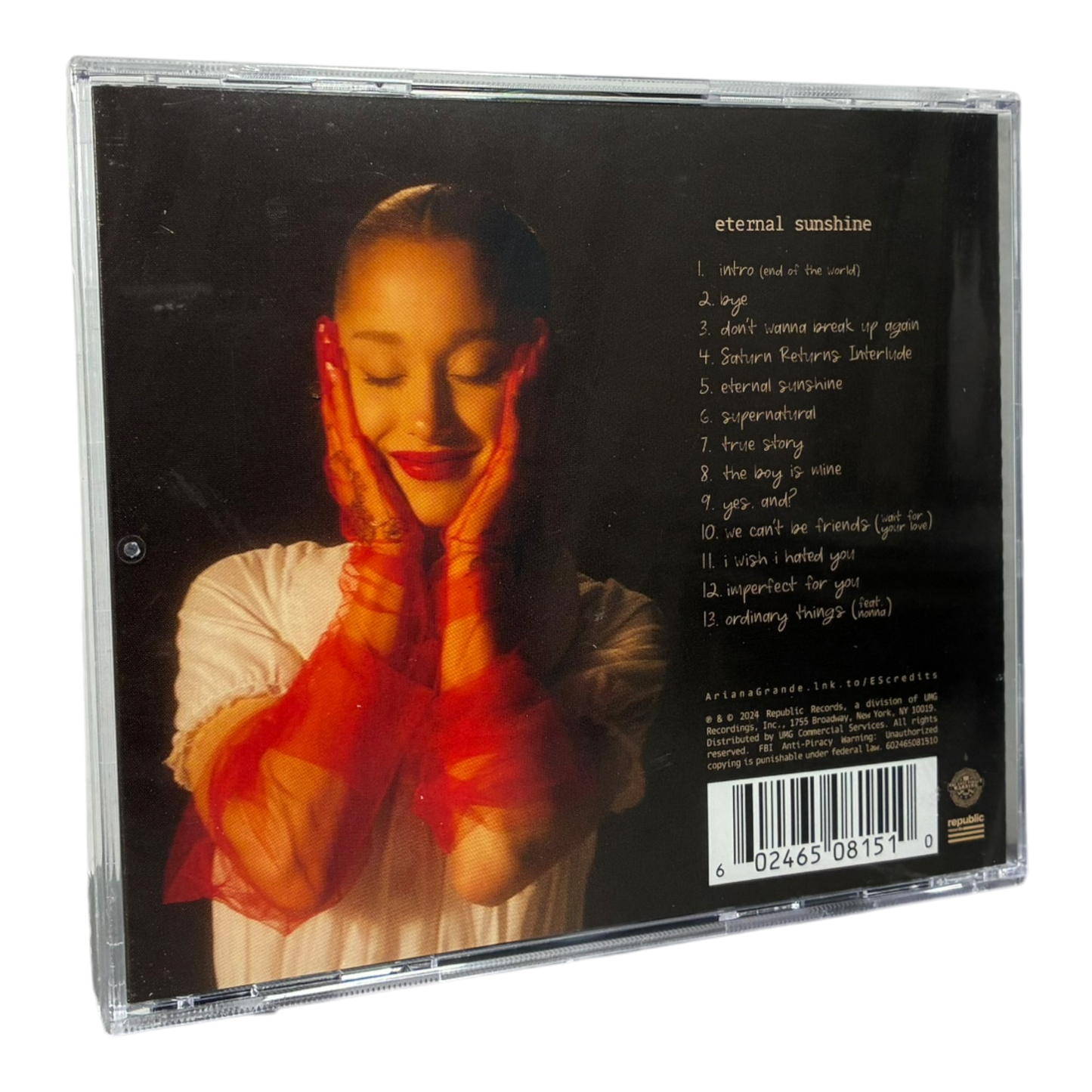 Ariana Grande - Eternal Sunshine CD (Signed) SEALED