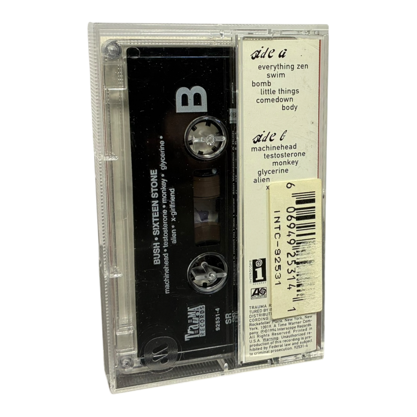 Bush - Sixteen Stone CASSETTE PRE-OWNED