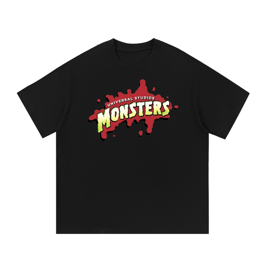 Retro Universal Monsters 90s Logo Tee NEW