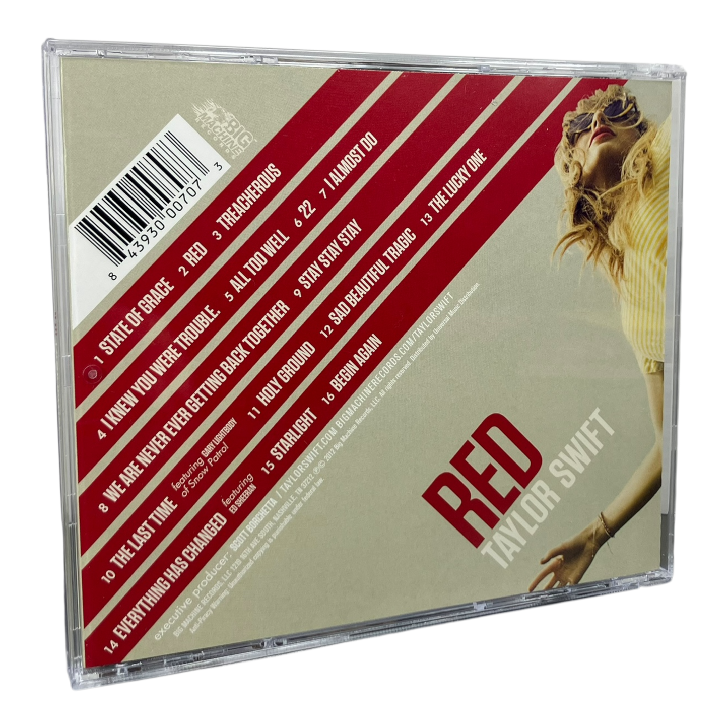 Taylor Swift – RED w/ Signed Insert CD PRE-OWNED