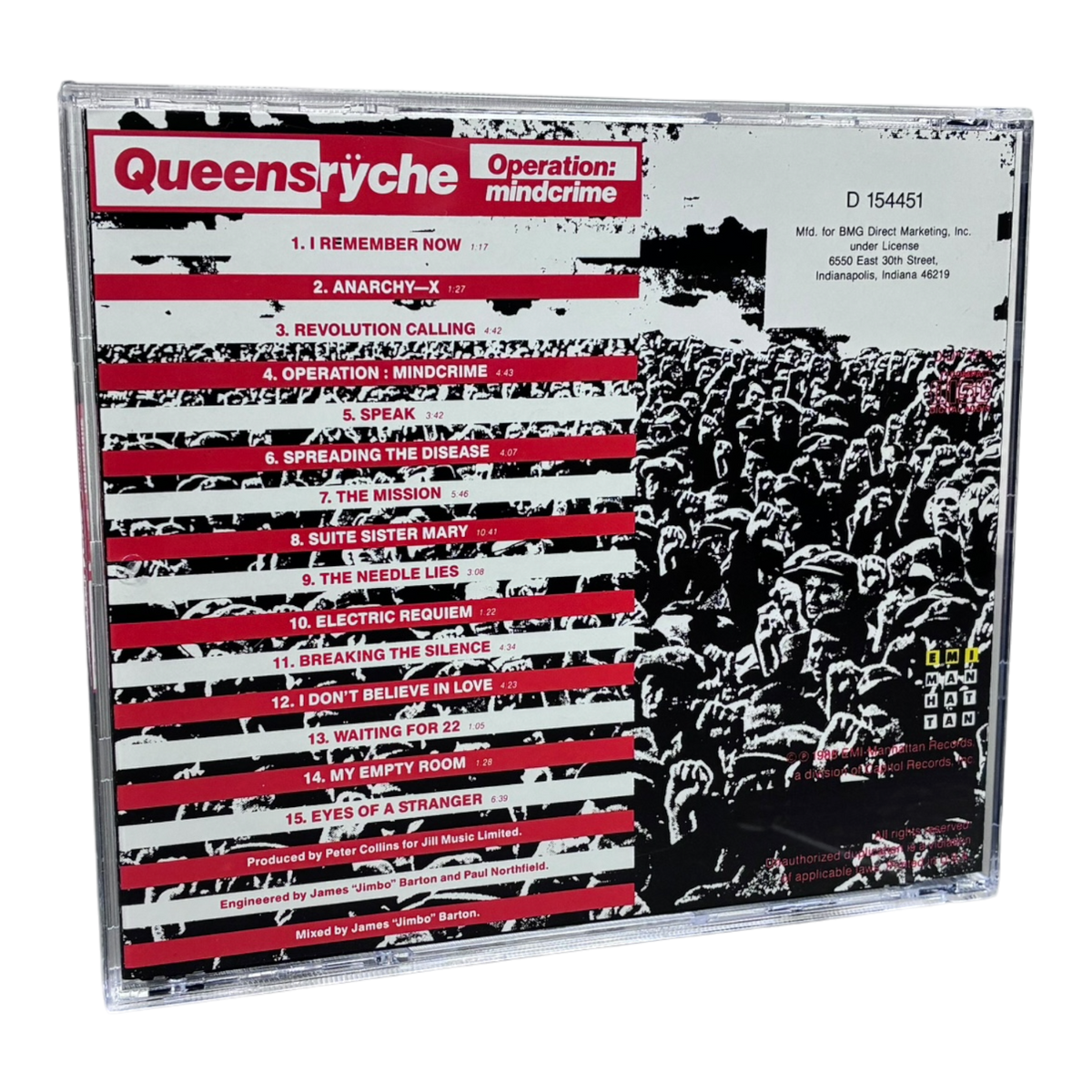 Queensrÿche - Operation: Mindcrime CD PRE-OWNED
