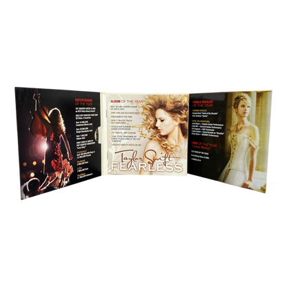 Taylor Swift – Fearless "Entertainer Redefined" CMA Consideration Promo CD PRE-OWNED