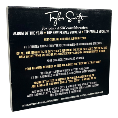 Taylor Swift – Debut "The Spark That Lit The Flame" ACM Consideration Promo CD PRE-OWNED