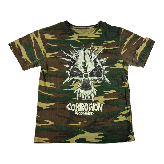 VTG Corrosion of Conformity Camo T-Shirt M/L PRE-OWNED