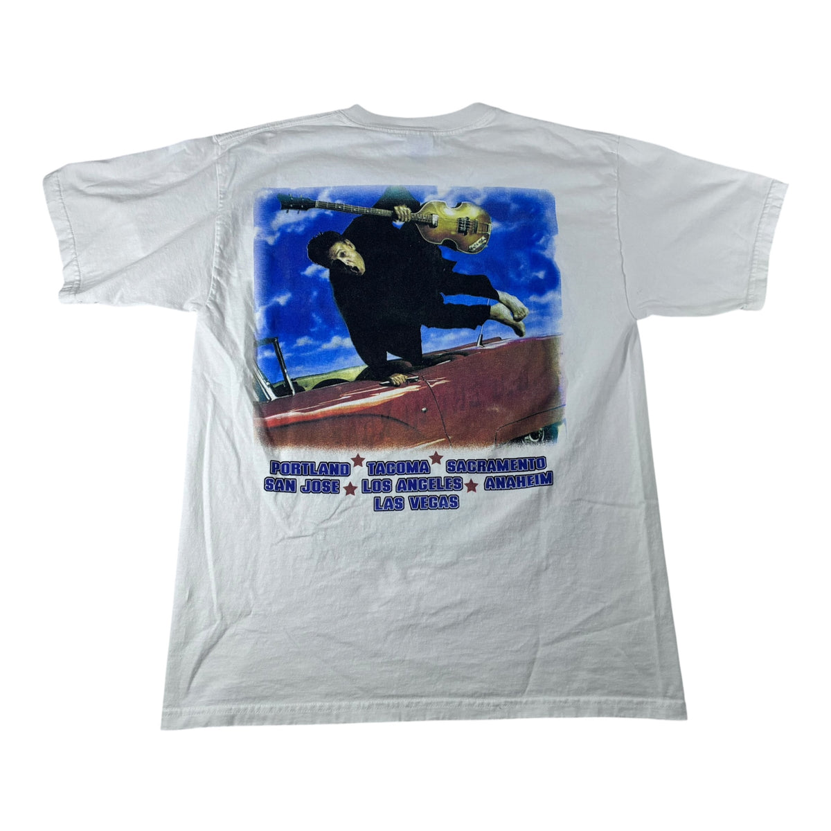 VTG Paul McCartney "Back in the U.S." T-Shirt L PRE-OWNED