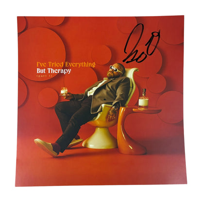 Teddy Swims Signed Autographed “I’ve Tried Everything But Therapy” Promo Flat/Poster PRE-OWNED