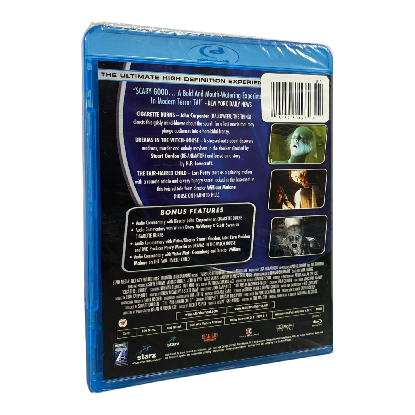 Masters of Horror: Season 1 Volume 1 BLU-RAY PRE-OWNED (SEALED)