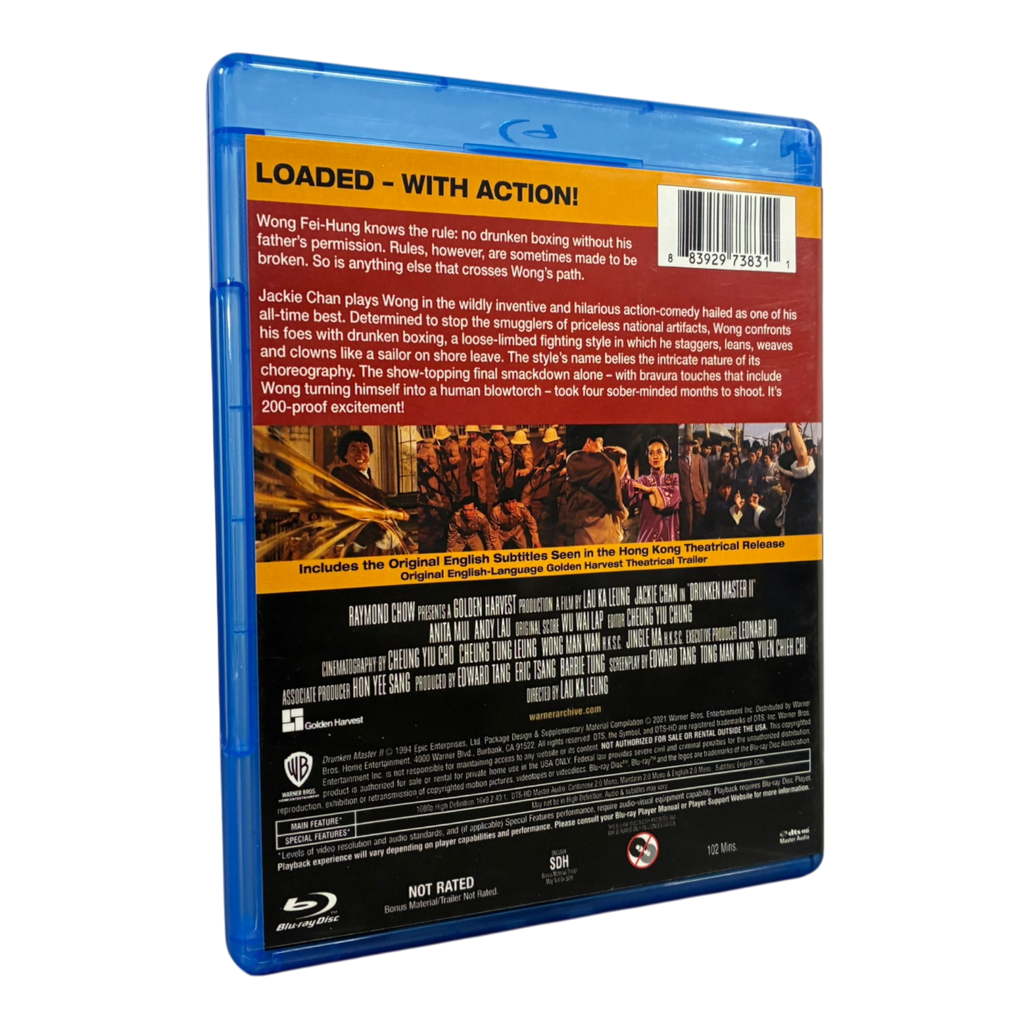 Drunken Master II (Warner Archive) BLU-RAY PRE-OWNED