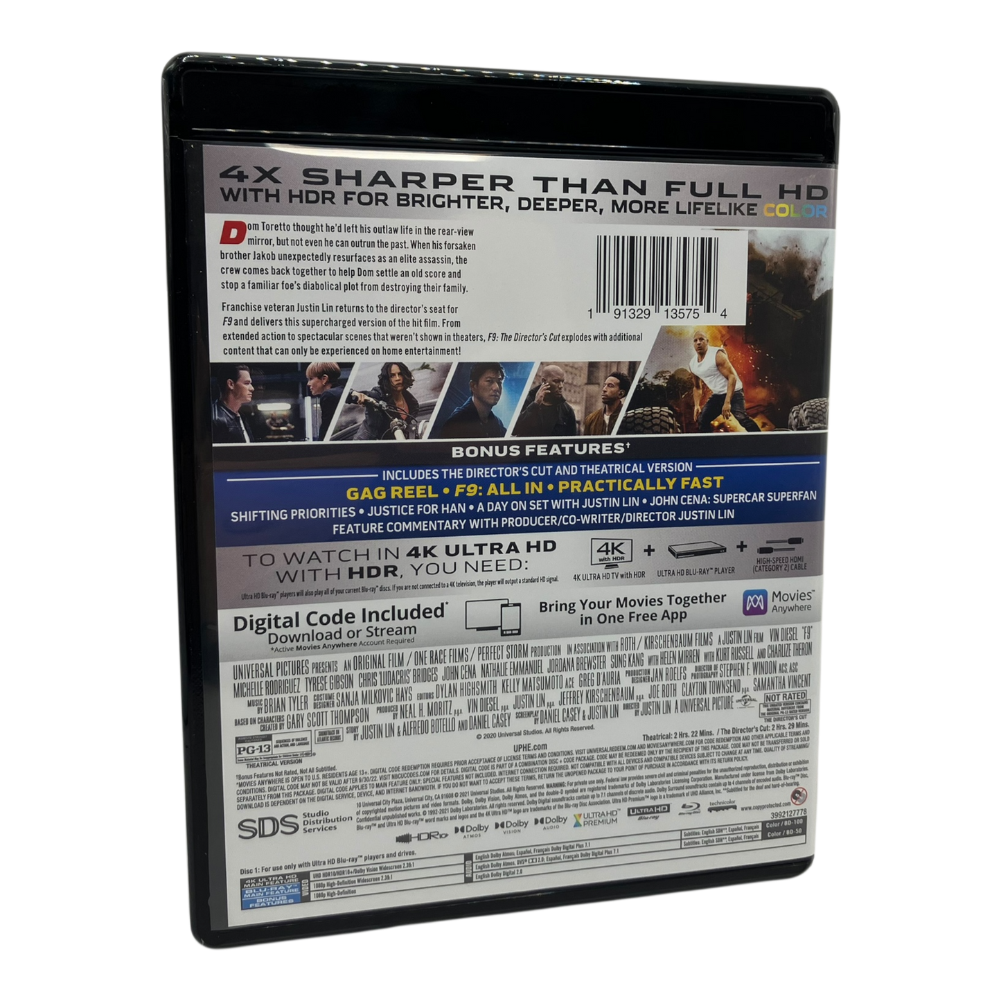 F9 The Fast Saga (2021) 4K UHD PRE-OWNED