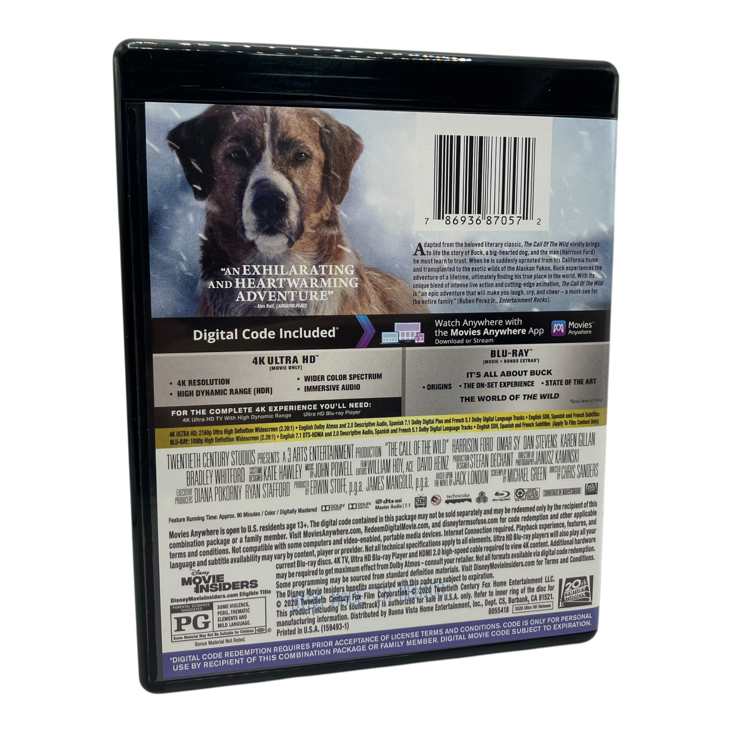 The Call of the Wild (2020) 4K UHD PRE-OWNED