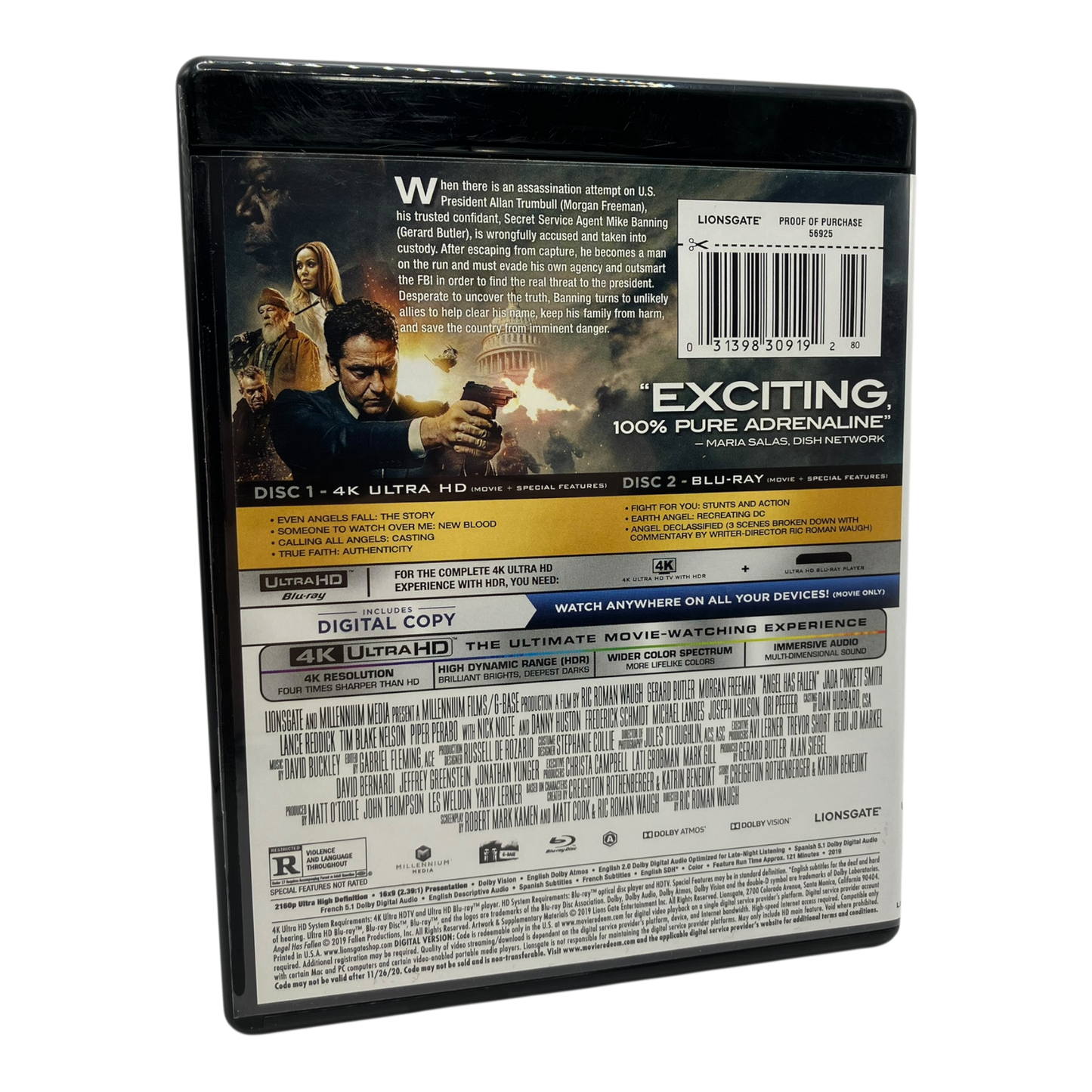 Angel Has Fallen (2019) 4K UHD PRE-OWNED