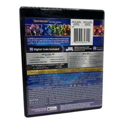 Avengers: Infinity War (2018) 4K UHD PRE-OWNED