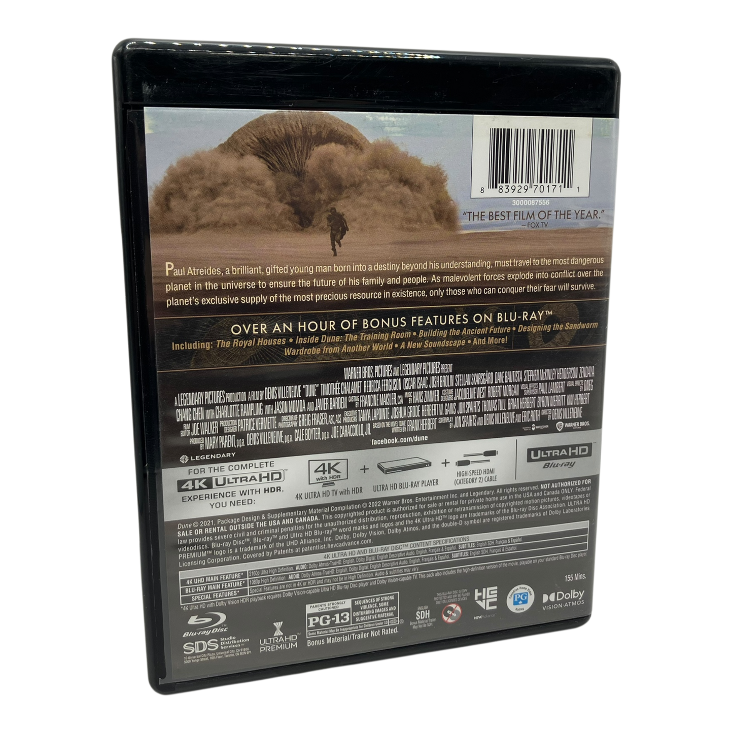 DUNE (2021) 4K UHD PRE-OWNED