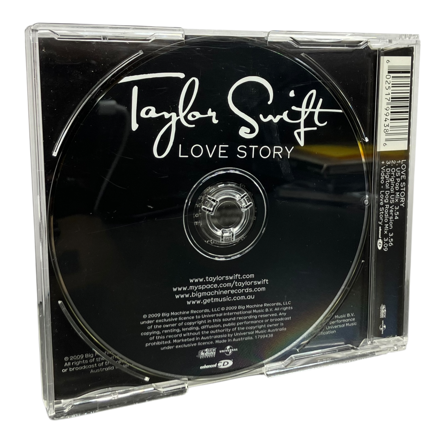 Taylor Swift – Love Story CD Single PRE-OWNED