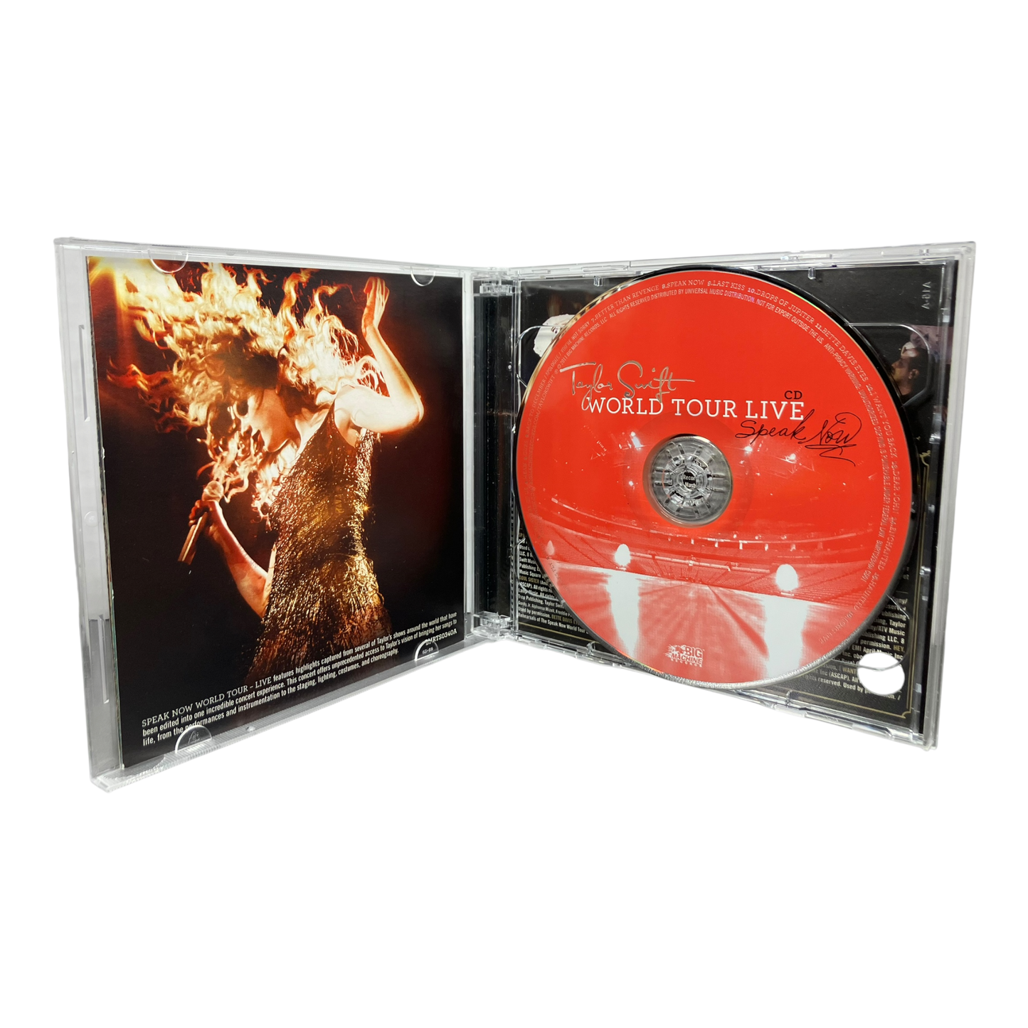 Taylor Swift – Speak Now World Tour Live CD & DVD PRE-OWNED (PROMO)
