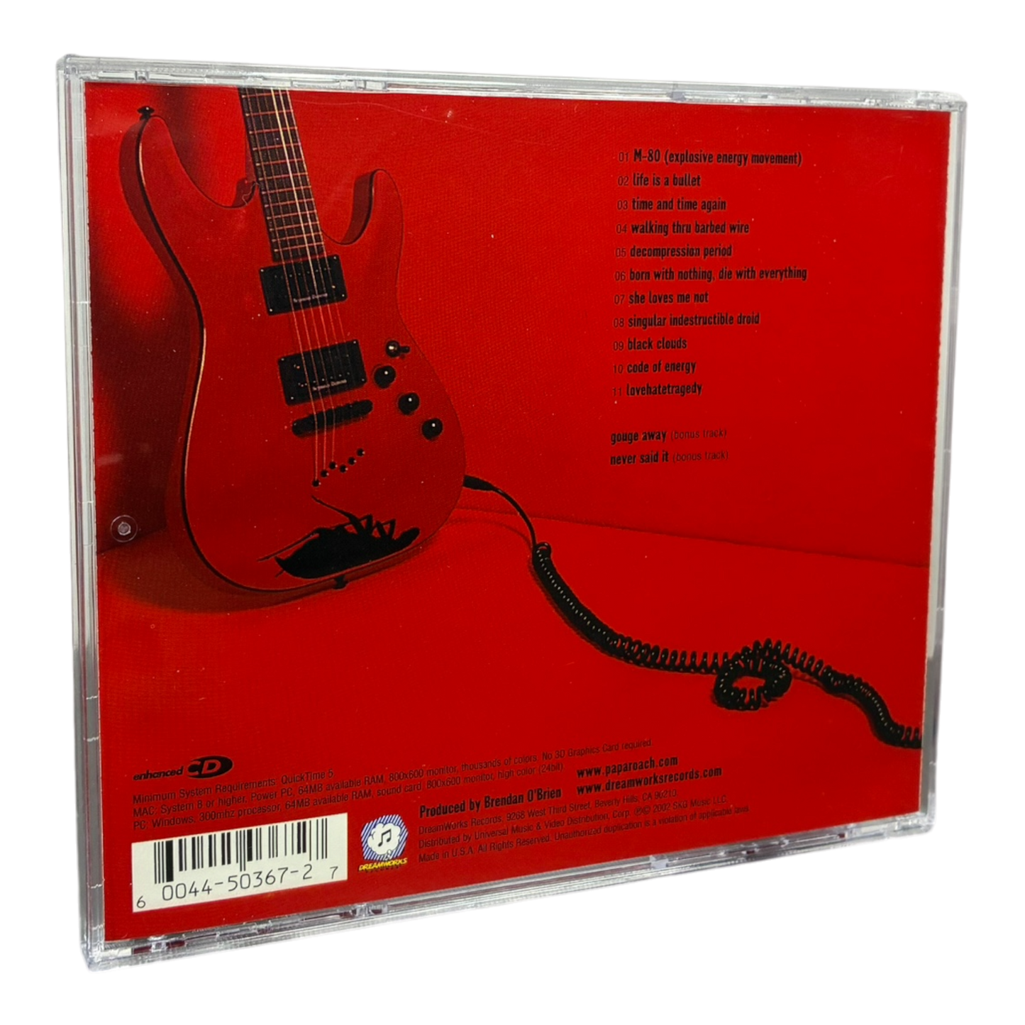 Papa Roach – Lovehatetragedy CD PRE-OWNED