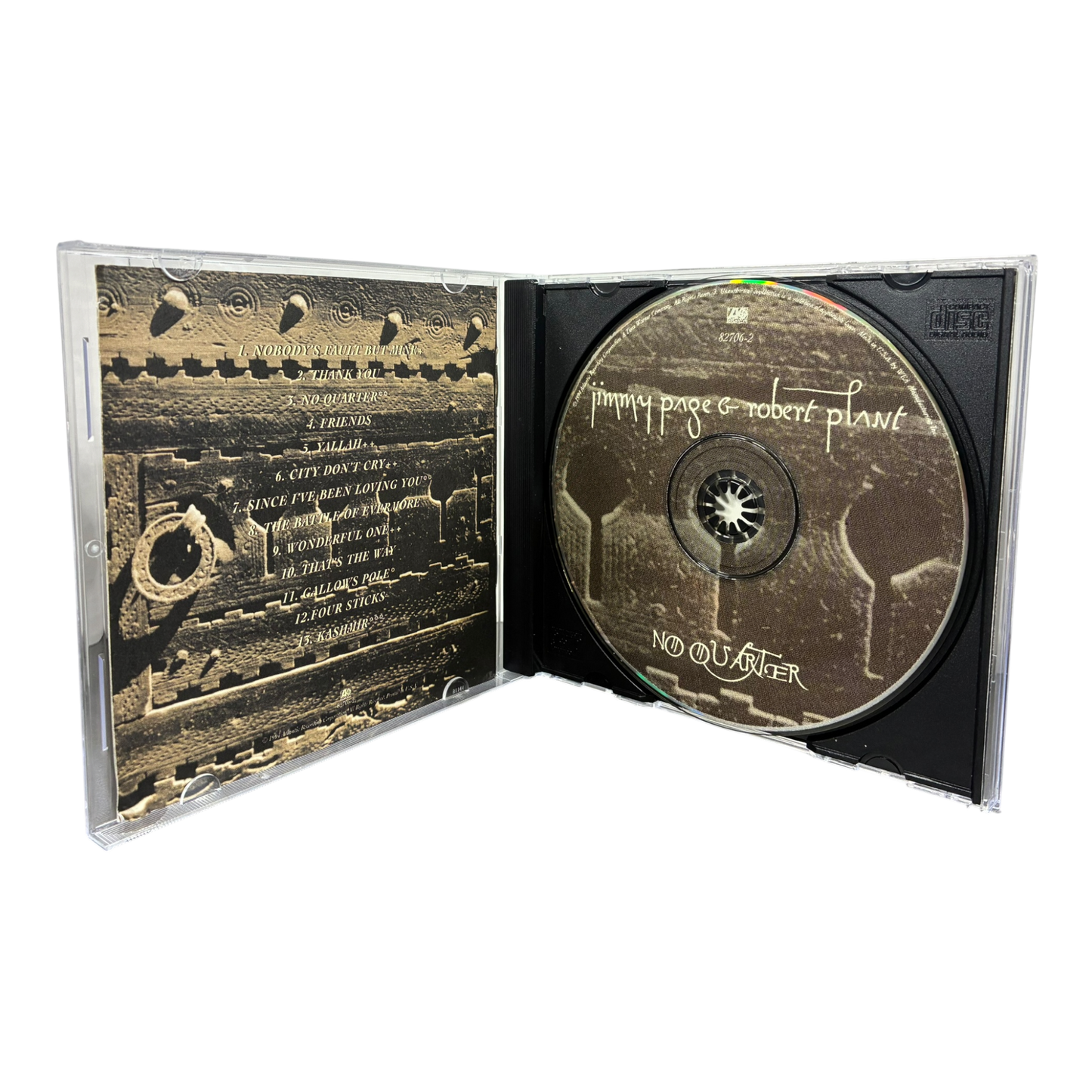 No Quarter: Jimmy Page & Robert Plant Unledded CD PRE-OWNED