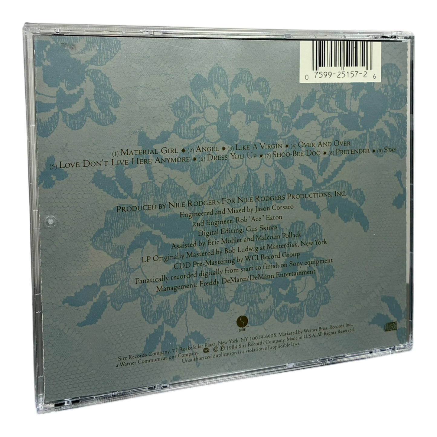 Madonna – Like A Virgin CD PRE-OWNED