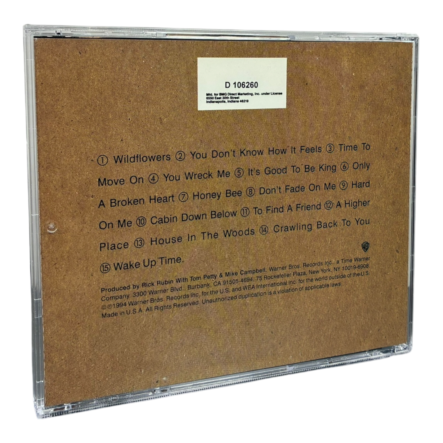 Tom Petty – Wildflowers CD PRE-OWNED