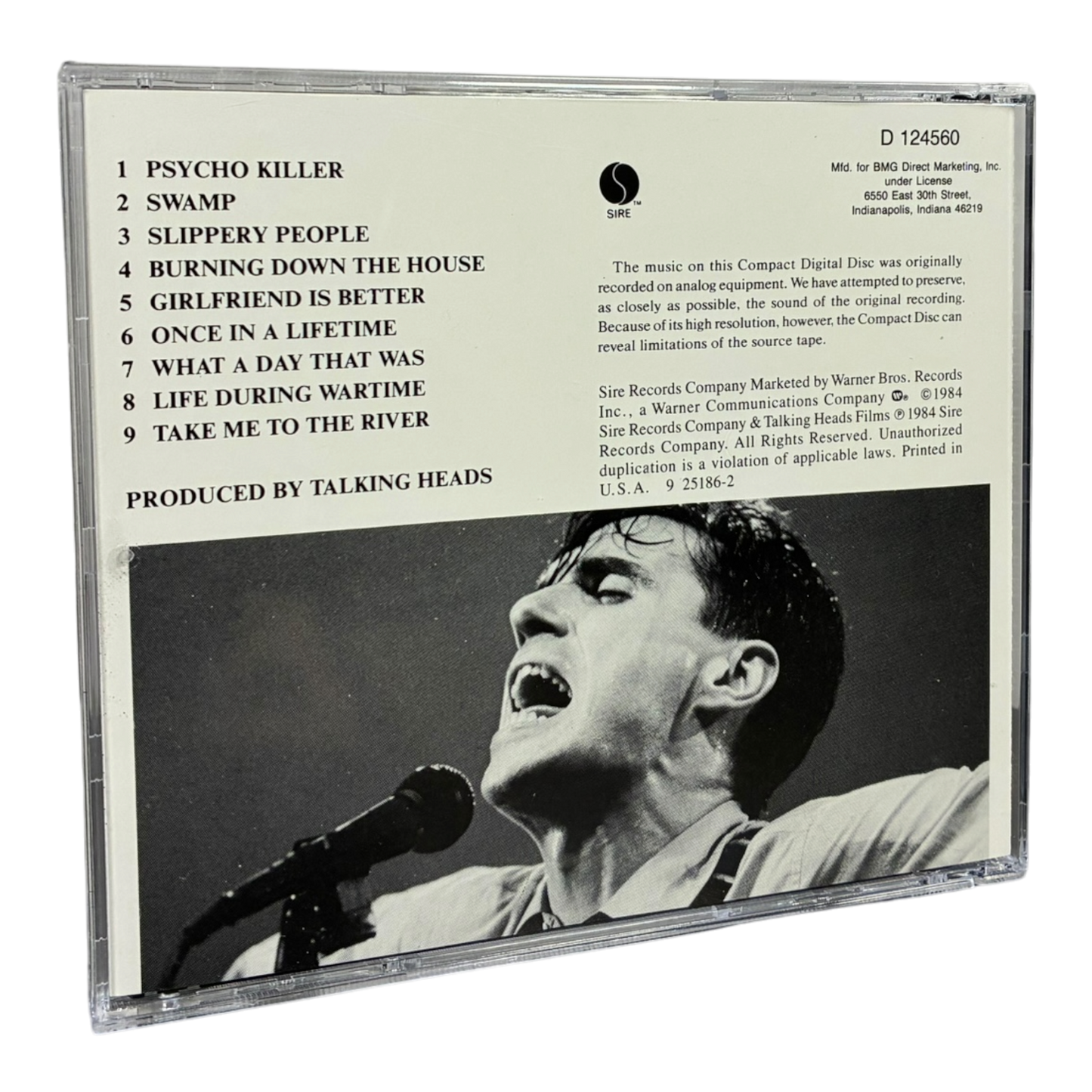 Talking Heads – Stop Making Sense CD PRE-OWNED