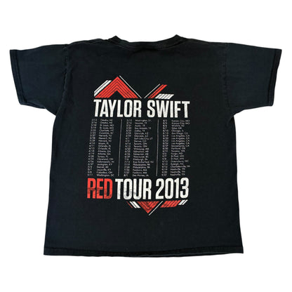 Taylor Swift 2013 Red Tour T-Shirt YOUTH S PRE-OWNED