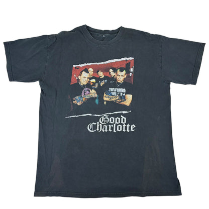 VTG 2000's Good Charlotte T-Shirt Worn/Faded L PRE-OWNED