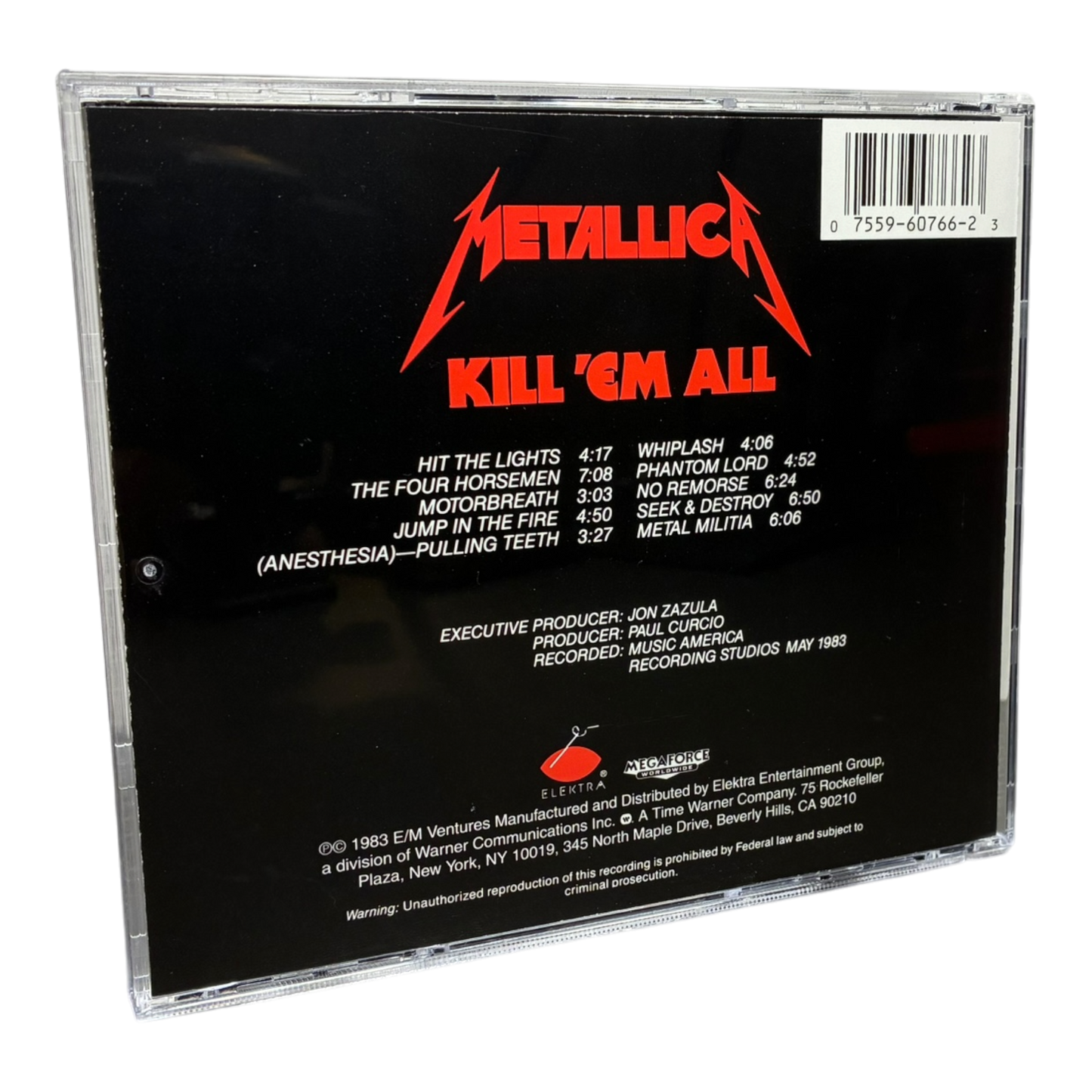 Metallica - Kill 'Em All CD PRE-OWNED