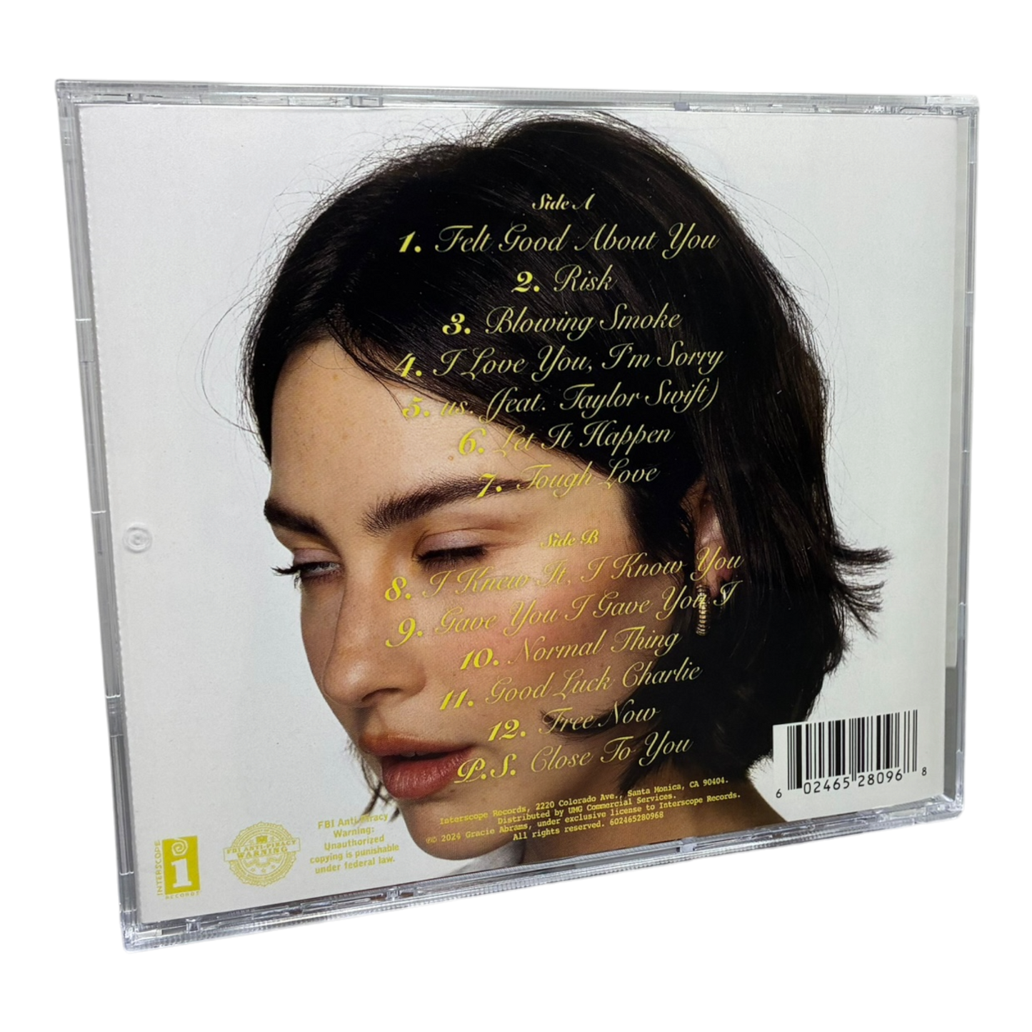 Gracie Abrams - The Secret Of Us CD PRE-OWNED