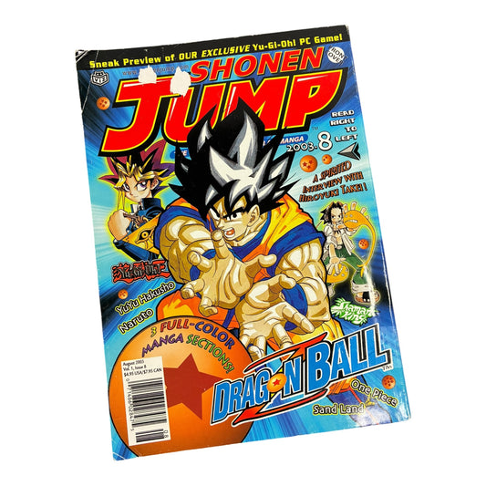 VTG SHONEN JUMP Magazine AUGUST 2003 #8 PRE-OWNED