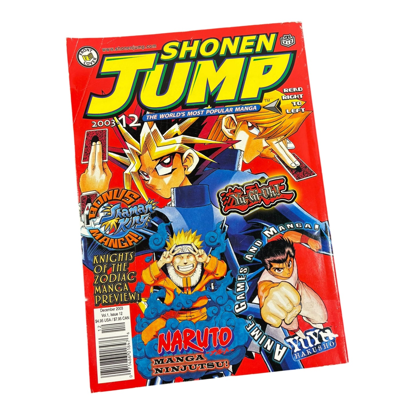 VTG SHONEN JUMP Magazine DECEMBER 2003 #12 PRE-OWNED