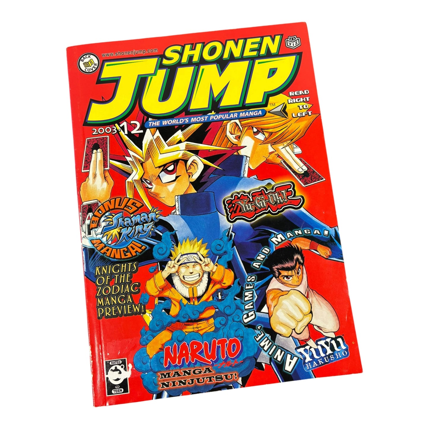 VTG SHONEN JUMP Magazine DECEMBER 2003 #12 PRE-OWNED