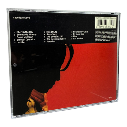 Sade - Lovers Live CD PRE-OWNED