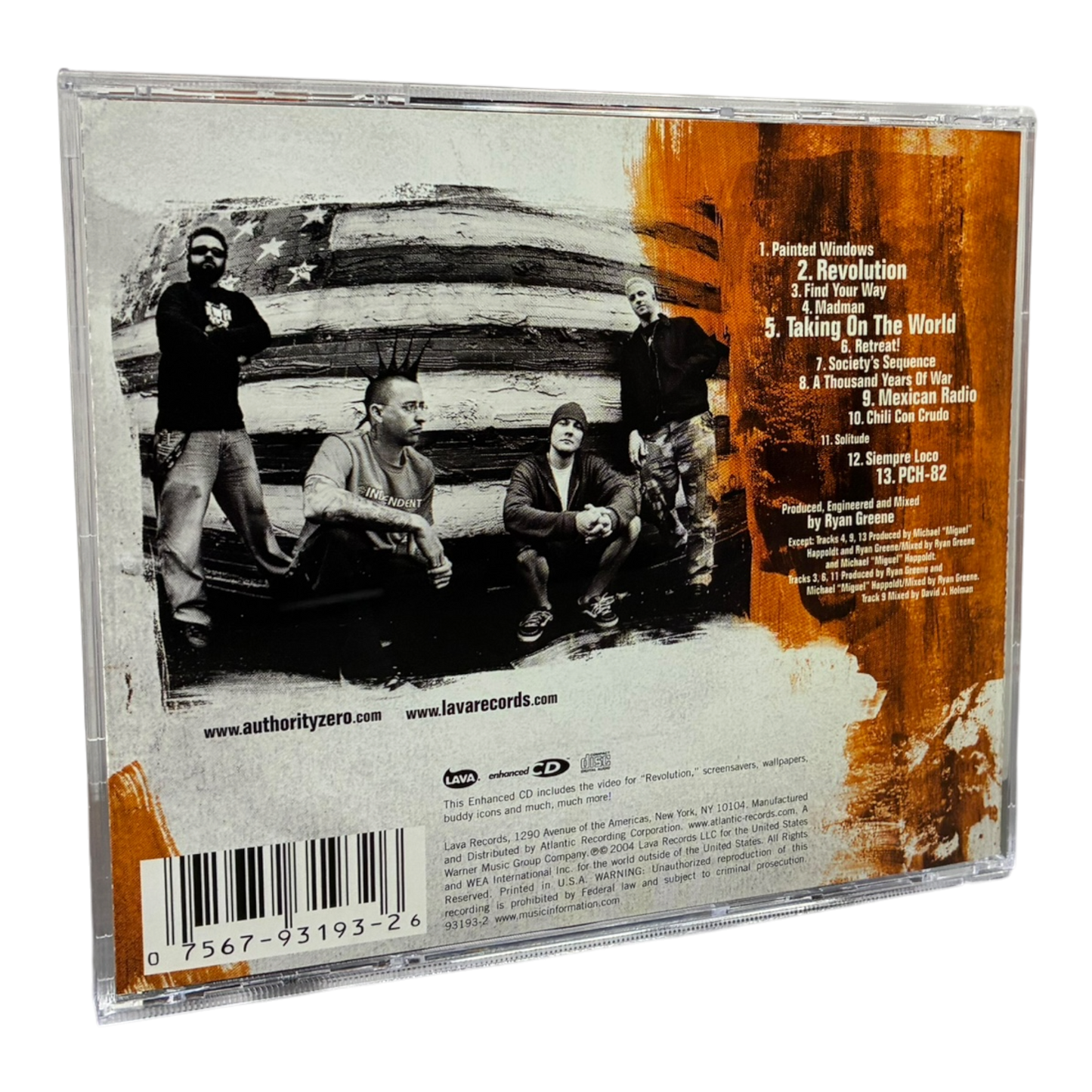Authority Zero - Andiamo CD PRE-OWNED