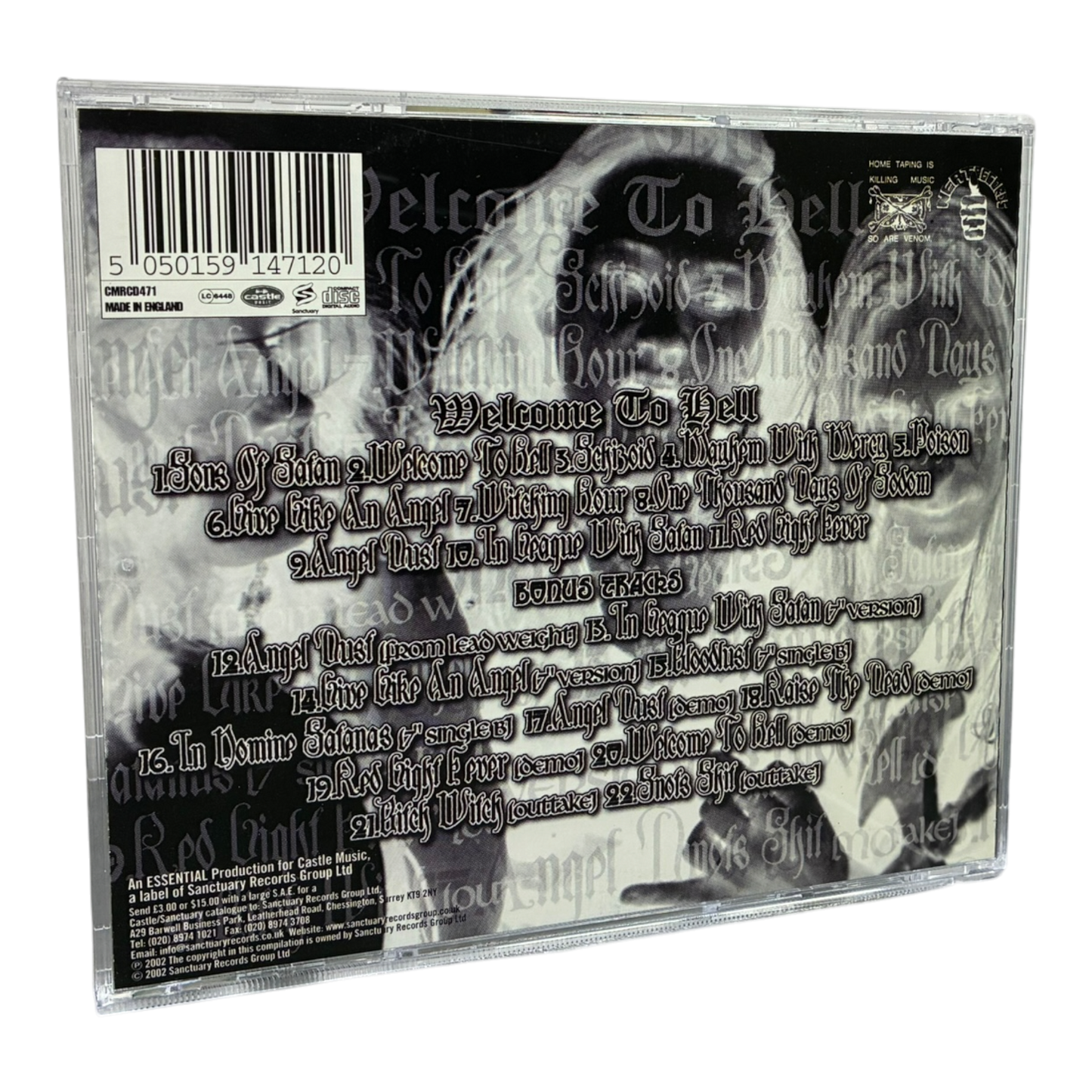 Venom - Welcome To Hell CD PRE-OWNED
