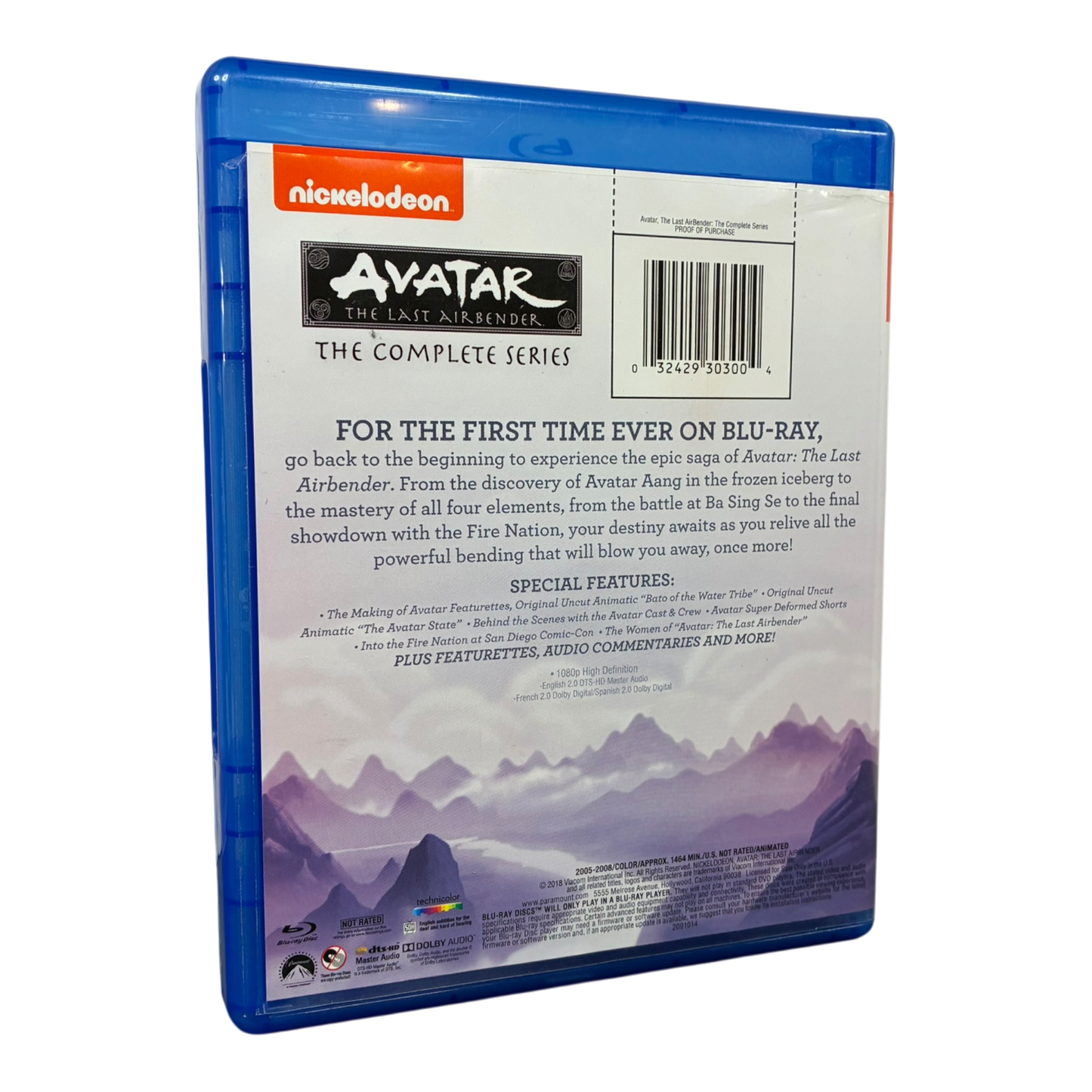 Avatar: The Last Airbender - The Complete Series BLU-RAY PRE-OWNED