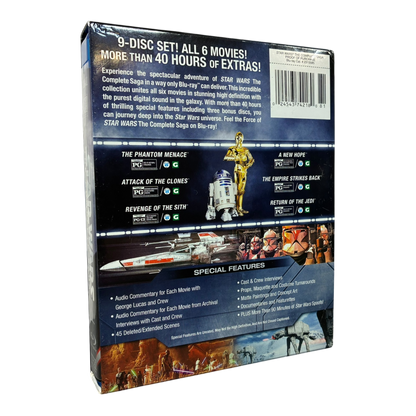 STAR WARS: The Complete Saga (1-6) BLU-RAY PRE-OWNED