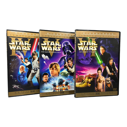 STAR WARS Trilogy w/ Original Theatrical Cuts (Limited Edition) DVD PRE-OWNED
