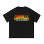 Retro Godzilla King of the Monster 90s Trendmasters Logo Tee NEW